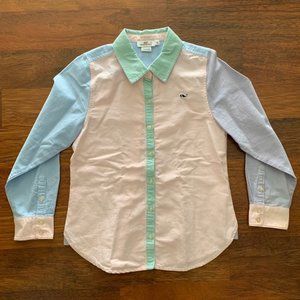 Vineyard Vines Boys Button Down Size 10
